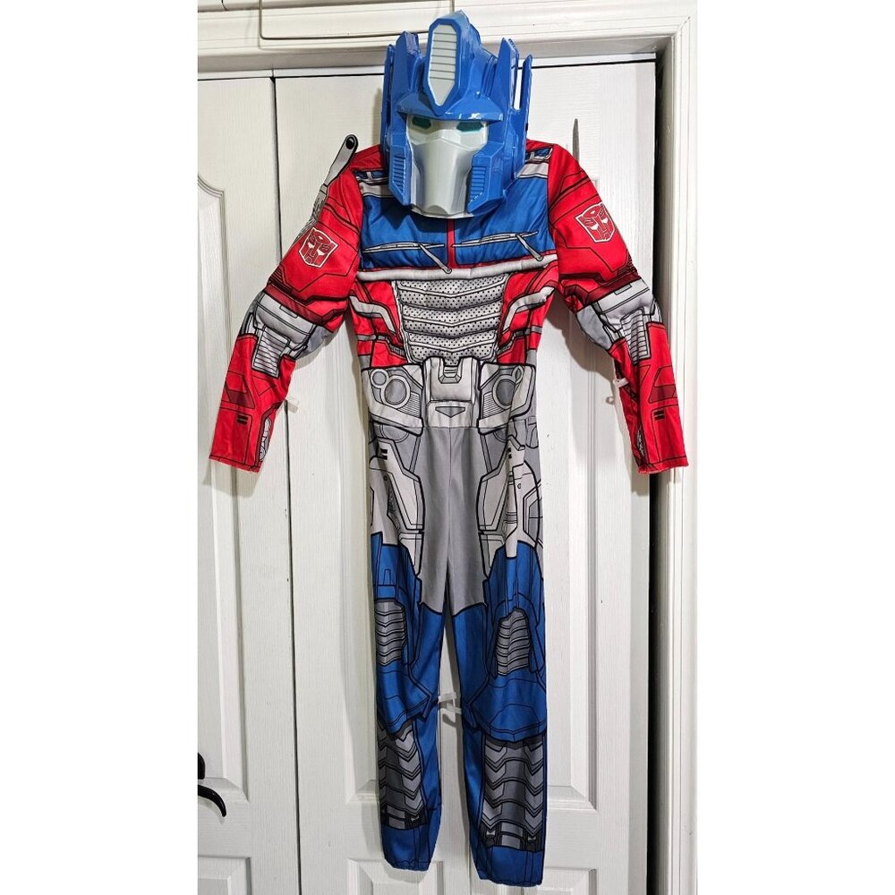 Transformers Optimus Prime Boys Muscle Costume 7-8 Halloween Disguise Kids Boys
